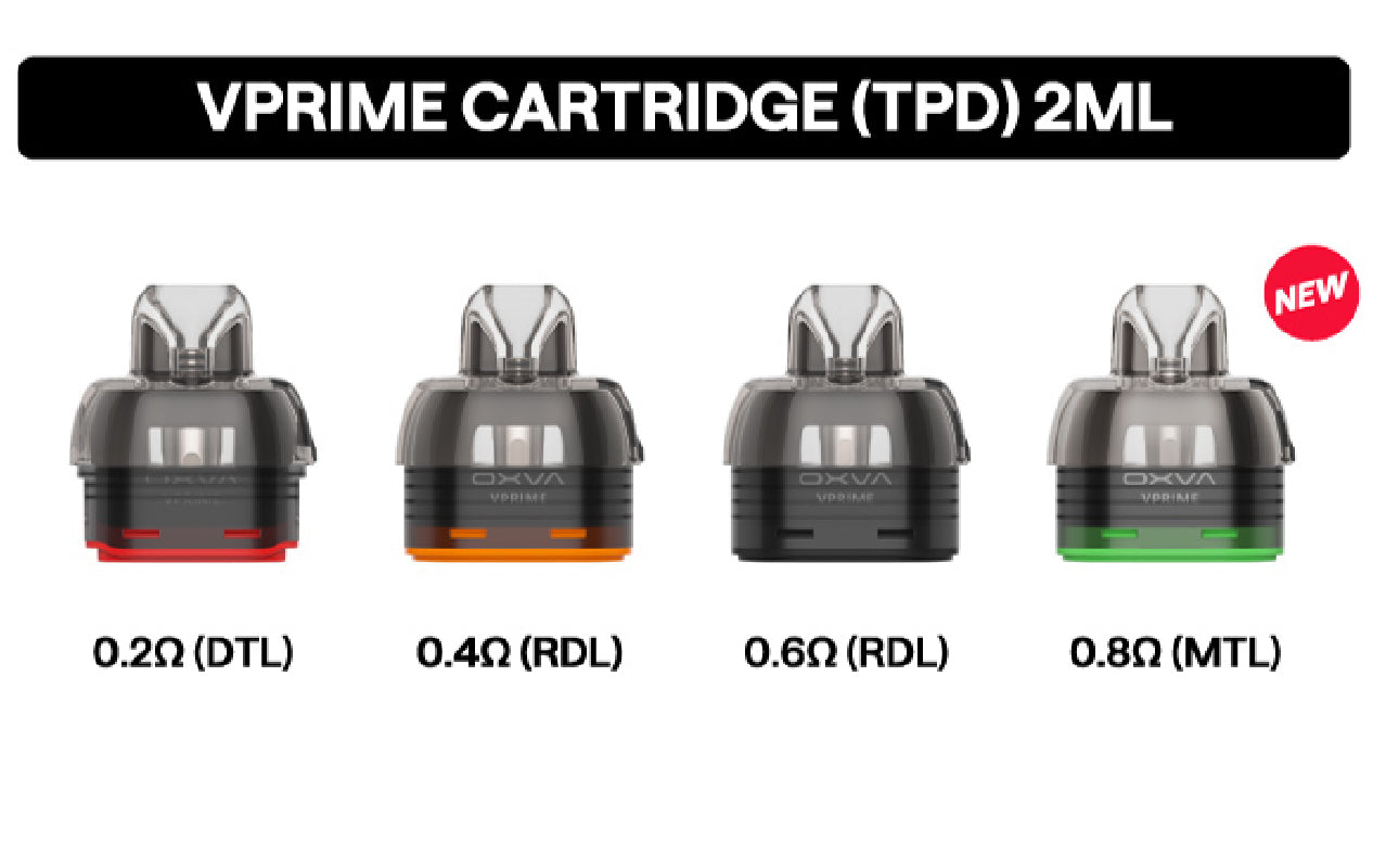 Oxva VPrime Cartridges