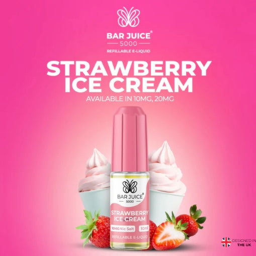 Bar Juice 5000 Strawberry Ice Cream