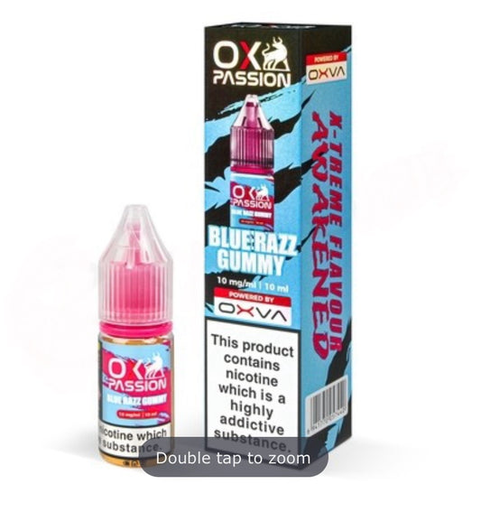 Ox Passion Blue Razz Gummy