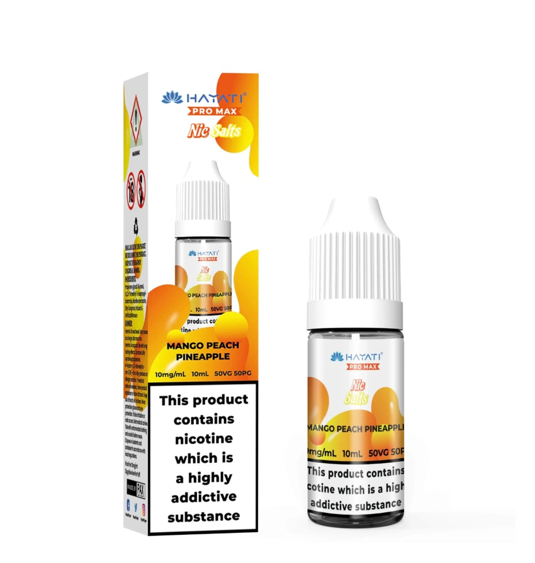 Hayati Pro Max Mango Peach Pineapple