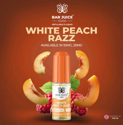 Bar Juice 5000 White Peach Razz
