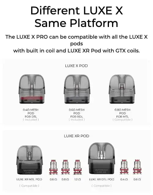 Vaporesso Luxe X Pods