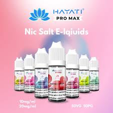 Hayati Pro Max 10ml Nic Salts 20mg